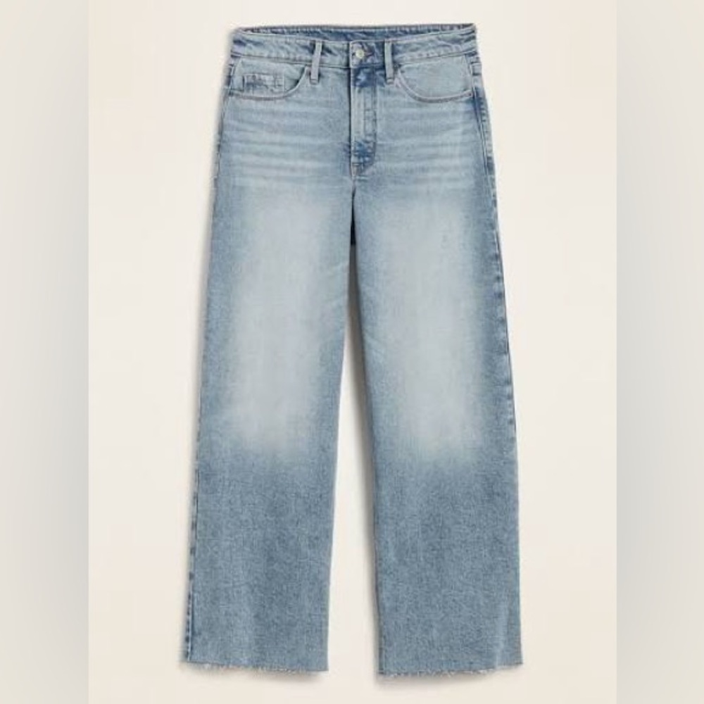 Old Navy Extra High Rise Wide Leg Jeans